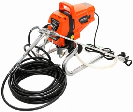 Pompa de vopsit airless cu piston KraftDele KD1744, 1500W, 220 bar, debit până la 1,5 l/min - Img 2