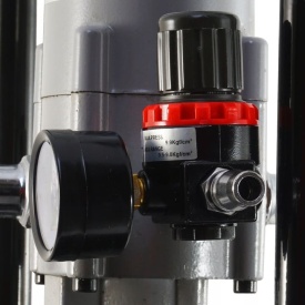 Pompa pneumatică de gresare 12L cu furtun 4 m și roți, pentru ungere sub presiune, model V86140 MaxRom - Img 7
