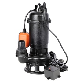 Pompă submersibilă cu tocător și plutitor KraftDele KD765 – 3200W, 25000L/h, IP68, 3 racorduri (1/2", 1", 2"), apă curată/murdară - Img 2