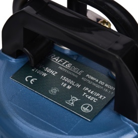 Pompa submersibilă KraftDele KD752 pentru apă curată și murdară, 2100W, 15000 l/h, cu plutitor automat - Img 12