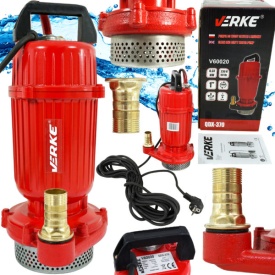 Pompa submersibilă pentru apă murdară VERKE QDX-370, 230V, 1 inch, 0,37 kW, debit 5000 l/h, înălțime refulare 14 m - Img 10