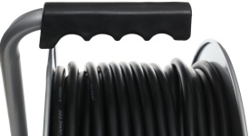 Prelungitor electric pe tambur KraftDele KD4022, 50 m, 4 prize 230 V cu împământare, cablu 3x2,5 mm, pentru grădină și atelier - Img 8
