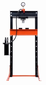 Presă hidraulică de atelier 30T KraftDele KD317, construcție din oțel, masă reglabilă și cursă 190 mm - Img 3