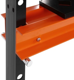 Presă hidraulică de atelier KraftDele KD5875, 20 tone, cu piston mobil stânga-dreapta și platformă reglabilă pe 9 niveluri - Img 12