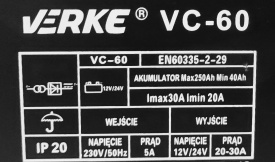 Redresor auto 12V/24V MaxRom VC-60, 30A, pentru acumulatori plumb-acid 120-350Ah, cu ampermetru și protecții integrate - Img 10