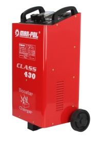 Redresor auto cu funcție de pornire Mar-Pol CLASS 430, 12V/24V, pentru acumulatori 40-400Ah, cu ampermetru LCD - Img 3