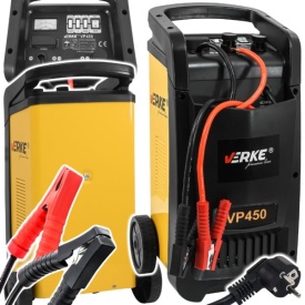 Redresor auto cu pornire asistată 320A, 12/24V, 55A, pentru acumulatori plumb-acid 40-600Ah, model VP-450 MaxRom - Img 7