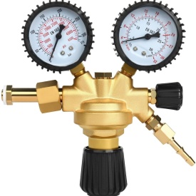 Reductor butelie AR/CO2 KraftDele KD1822 pentru sudură, cu manometre, reglaj precis și debit maxim 32 L/min - Img 6