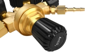 Reductor butelie AR/CO2 KraftDele KD1822 pentru sudură, cu manometre, reglaj precis și debit maxim 32 L/min - Img 7