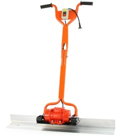 Riglă vibratoare electrică pentru beton 1,5 m Mar-Pol M79497, 200 W, profil aluminiu tip L, 230 V, IP65 - Img 2