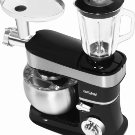Robot de bucătărie 3 în 1 KraftDele KD4164, bol 6L inox, blender din sticlă 1,5L, mașină de tocat carne, 2200W - Img 9