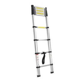Scară din aluminiu KraftDele cu 10 trepte, înălțime de lucru 3,2 m, suportă până la 150 kg - Img 8