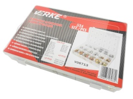Set 534 piese garnituri aluminiu și dopuri de golire ulei MaxRom, sortiment 6-20 mm pentru service auto și vulcanizare - Img 7