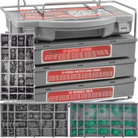 Set 900 inele O din HNBR rezistente la ulei, cu organizator de depozitare, pentru vulcanizare și etanșări auto MaxRom V06742 - Img 7