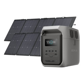 Set: Centrală EcoFlow Delta 3 1500 + panou fotovoltaic 2x 220W. - Img 5
