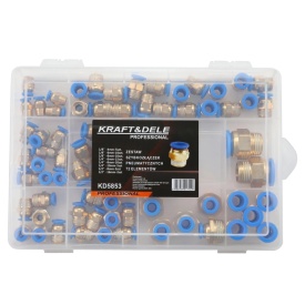 Set de 72 Cuple rapide pneumatice 4-16mm 1/8"-1/2" MXK5853 - Img 6