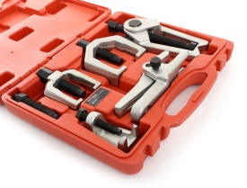 Set extractoare rulmenți cu bile 5 piese KraftDele KD10165, unealtă pentru atelier și service auto - Img 7