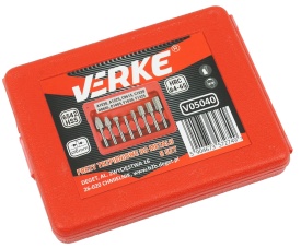 Set freze pe tijă pentru metal HSS, 8 piese, pentru fasonare, netezire și îndepărtare material, MaxRom V05040 - Img 7