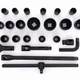 Set nasadki udare 12 colțuri 3/4 inch, 26 piese, Cr-Mo, cu valiză, KraftDele KD11759 pentru atelier și service auto - Img 12