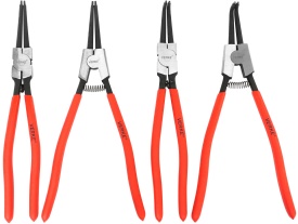 Set profesional 4 clești pentru inele de siguranță Seeger 13" / 320 mm, exteriori și interiori, MaxRom - Img 2