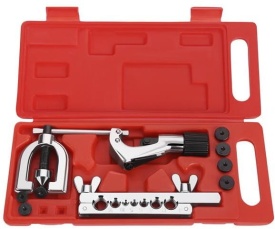 Set profesional pentru sertizat și evazat capete conducte de frână, 10 piese, cu valiză, KraftDele KD12528 - Img 3