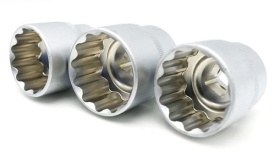 Set tubulare 12 puncte 1/2 inch 8-36 mm, 21 piese, din oțel CrV, în valiză de depozitare, MaxRom - Img 12