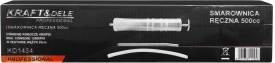 Smarniță manuală KraftDele KD1454, 500 cm³, cu furtun 25 cm, pentru ungere precisă în atelier, service și utilaje - Img 11