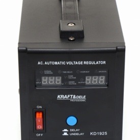 Stabilizator de tensiune AVR KraftDele 1000VA 230V KD1925, protecție pentru echipamente electrice sensibile