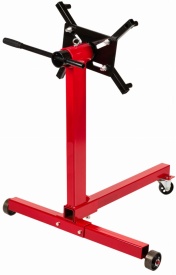 Stand motor și cutie de viteze KraftDele KD1360, 400 kg, cap rotativ 360°, pliabil, cu roți metalice - Img 4