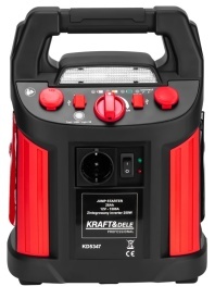 Starter auto multifuncțional KraftDele KD5347 12V cu compresor 11 bar, invertor 230V 250W și porturi USB - Img 3