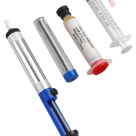 Stație de lipire și sudură plastic cu aer cald KraftDele KD3464, reglaj temperatură și debit, afișaj LED, set accesorii - Img 10