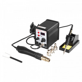 Statie de lipit cu aer cald 3 in 1 60+650W 480C S-LS-4 Basic Stamos 10021015 - Img 1