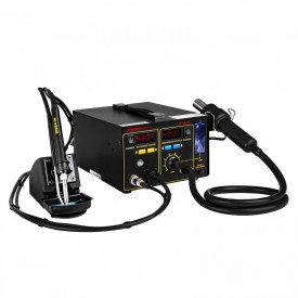 Statie de lipit cu aer cald 4 in 1 75+550 W 480C S-LS-16 Basic Stamos 10021026 - Img 2