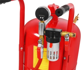 Statie de sablare profesionala cu nisip mobila 38L 400–700 l/min MXK5854 - Img 7