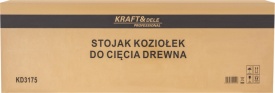 STOJAK/KOZIOŁEK DO CIĘCIA DREWNA KD3175 - Img 12
