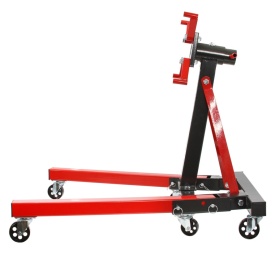 Suport mobil montaj motor Mar-Pol 900 kg (2000 lbs), cu suport rotativ și roți pentru atelier auto - Img 4