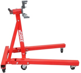 Suport mobil pentru montaj motor și cutie de viteze 900 kg MaxRom, cu cap rotativ 360° și 5 roți metalice pivotante - Img 12