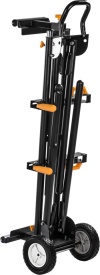 Suport profesional pentru ferăstrău staționar Kraft&Dele KD11873 – Extensibil 216 cm, Picioare pliabile, Role de ghidare și Roți de transport - Img 8
