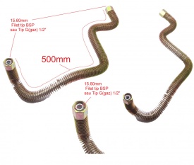 Teava refulare conectare pompa-rezervor compresor de aer 15.54mm 50cm ZBV30 D1451