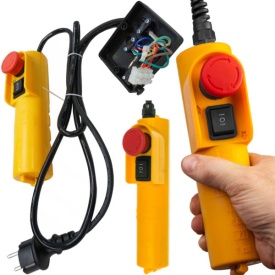 Telecomandă cu fir pentru troliu electric de construcții 400/800 kg MaxRom, control sigur și precis - Img 2