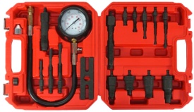 Tester compresie motor diesel 16 piese MaxRom, 0-70 bar, cu adaptoare pentru bujii incandescente și injectoare, valiză inclusă - Img 10