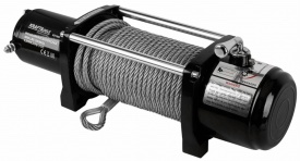 Troliu electric auto 12V KraftDele KD1563, 8000 lbs / 3629 kg, cu cablu de oțel 28 m, telecomandă și husă - Img 4