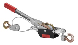 Troliu manual cu cablu 2T KraftDele KD1118, cu mecanism cu clichet, pentru tractare, tensionare și deplasarea sarcinilor grele - Img 5