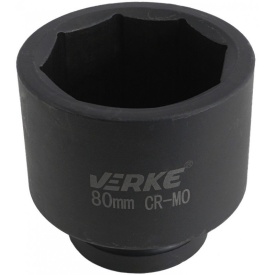 Tubulară de impact octogonală 1 inch, 80 mm, din oțel crom-molibden, pentru scule pneumatice și lucrări grele, MaxRom
