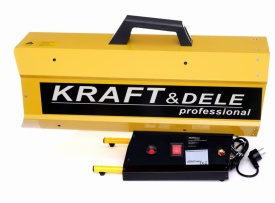Tun de căldură pe gaz KraftDele KD11736, 60 kW, cu reductor și furtun, pentru încălzire rapidă în ateliere, hale și șantiere - Img 7