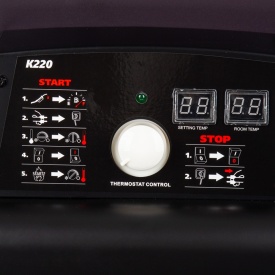 Tun de căldură pe motorină 63kW Koliber MAR-POL M80971 – termostat digital, rezervor 50L, volum încălzit 1300 m³, mobil - Img 5