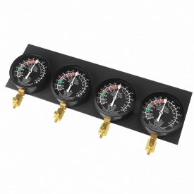 Vacuummetru pentru sincronizarea carburatoarelor KraftDele KD12537, set profesional cu 4 manometre și adaptoare - Img 5