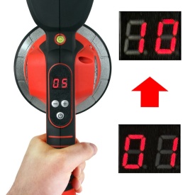 Ventuză vibratoare cu acumulator Mar-Pol 18V pentru montaj gresie și faianță, diametru 120 mm, forță de aspirare 50 kg - Img 9