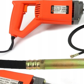 ⚡ Vibrator de beton profesional 1300W cu lance flexibilă 200CM/35MM | Model XM79492 - Img 10