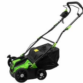 Aerator și scarificator electric KraftDele KD5427, 2400W, 32 cm, colector 40L, reglaj adâncime pentru întreținerea gazonului - Img 4